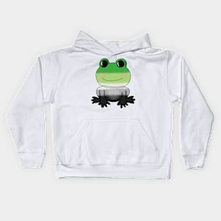 Aromantic Frog Kids Hoodie